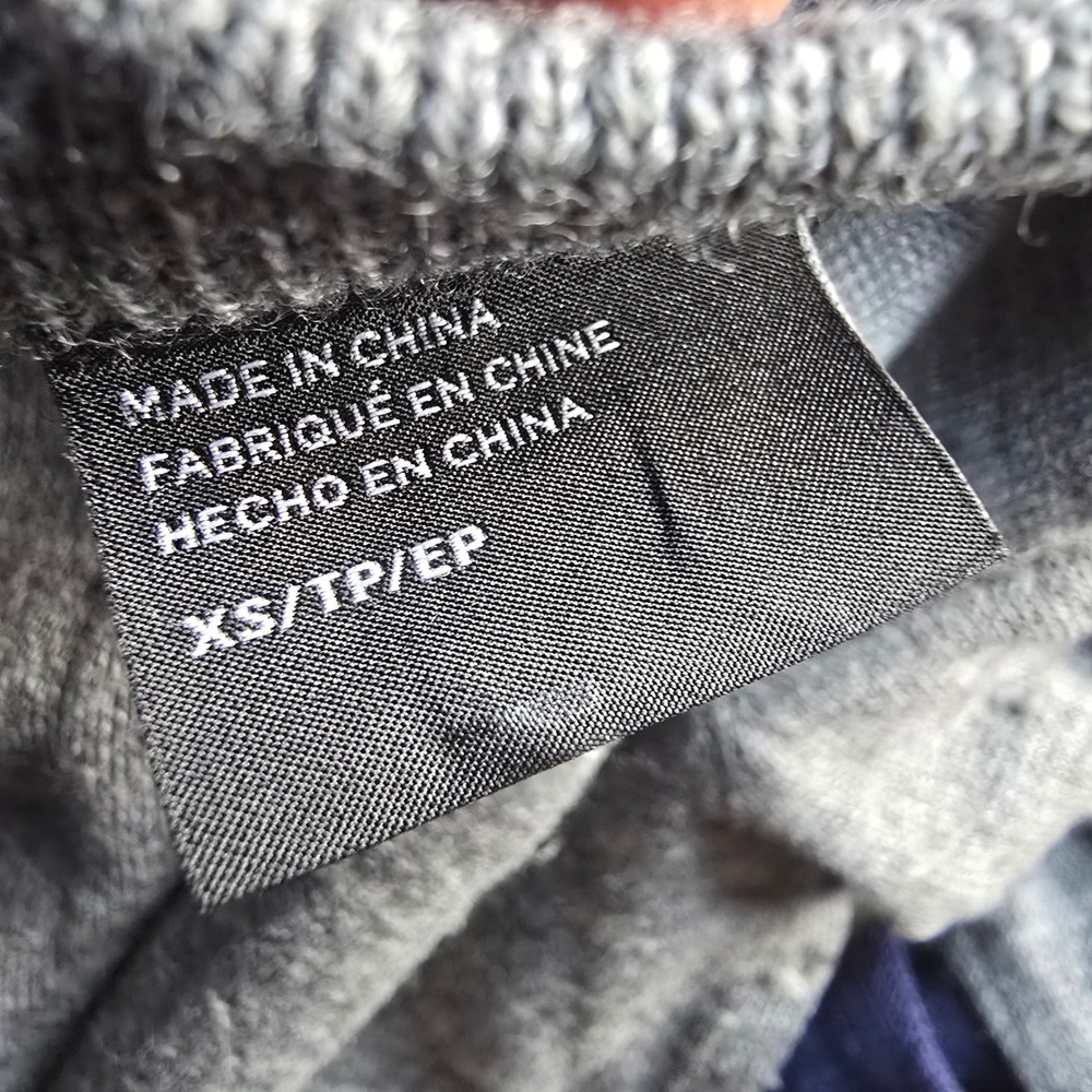 Armani Exchange Mens Colorblock Wool Blend Crewneck Sweater Grey Blue XS 6YZM2R - Picture 6 of 16